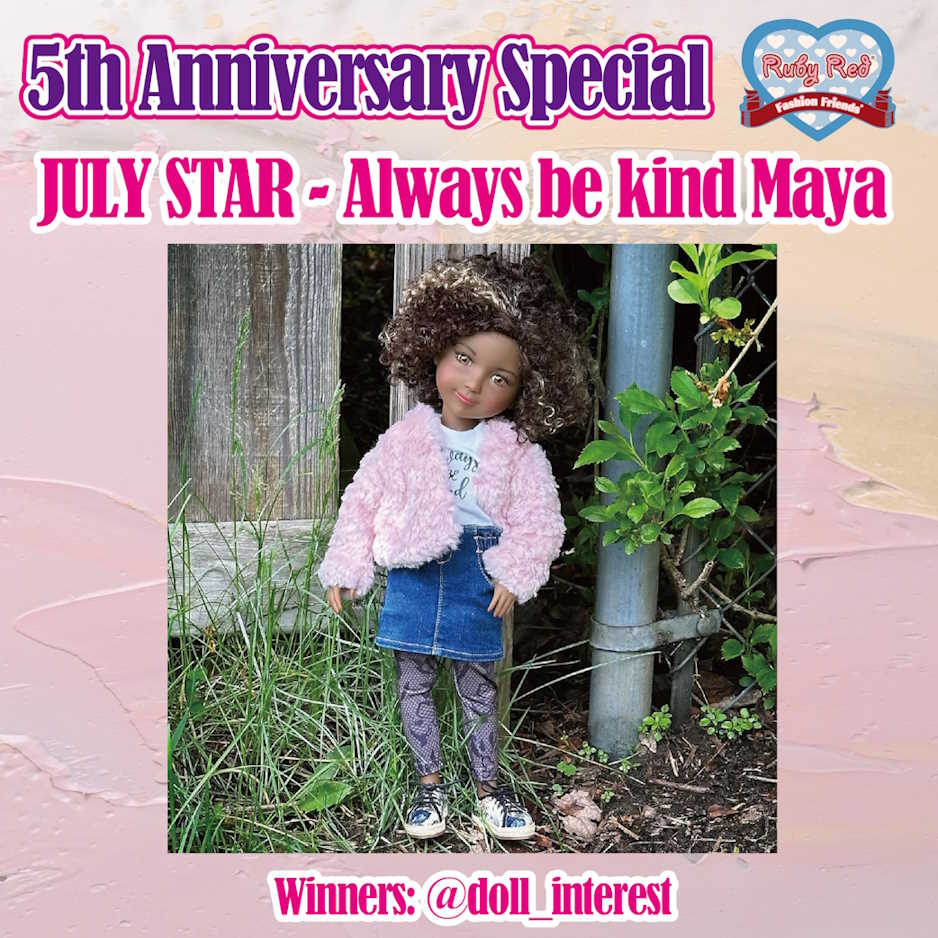 Ruby Red Fashion Friends Dolls - Photo of the month winner - Jul 2024